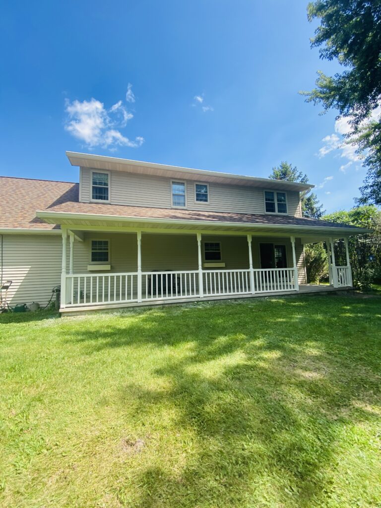 Covered front porch