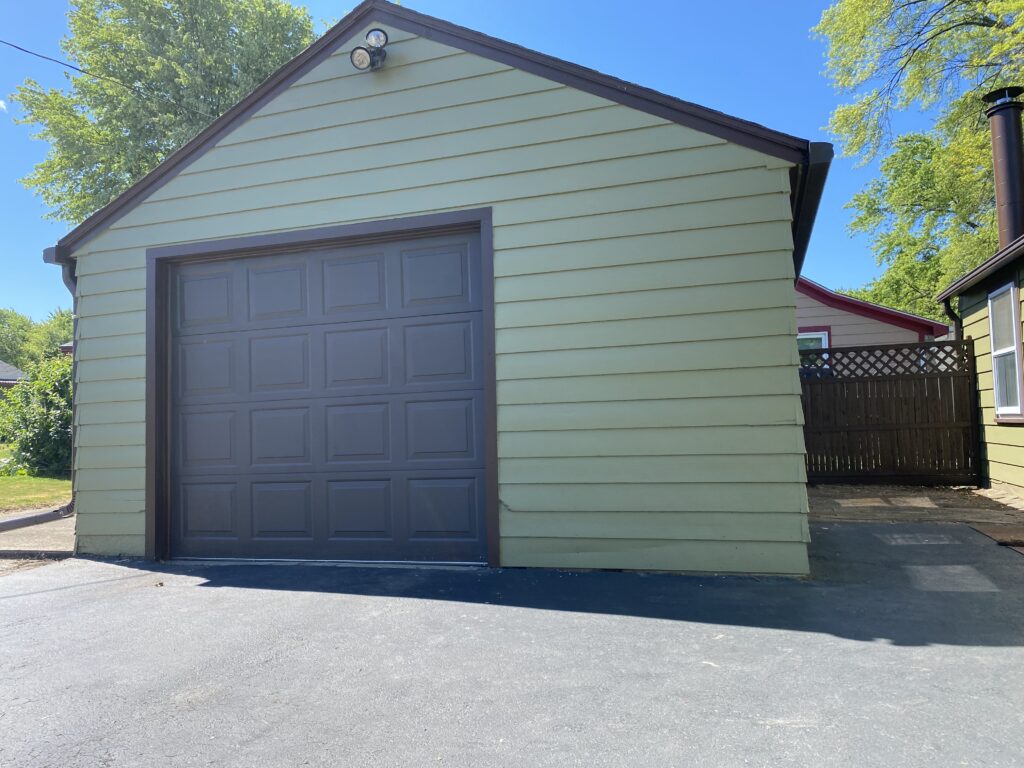 exterior painting - garage
